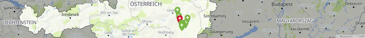 Kartenansicht für Apotheken-Notdienste in der Nähe von Semriach (Graz-Umgebung, Steiermark)